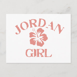 Jordan Pink Girl Briefkaart