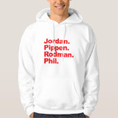 Jordan Pippen Rodman Phil Hoodie Sweatshirt (Voorkant)
