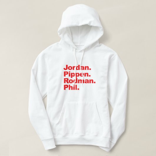 Jordan Pippen Rodman Phil Hoodie Sweatshirt (Design voorkant)