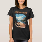 Jordan Pond Acadia Blue Reizen T-shirt (Voorkant)