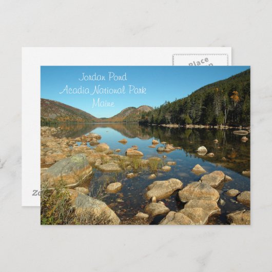 Jordan Pond Briefkaart (Voorkant / Achterkant)