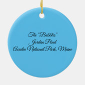 Jordan Pond Bubbles Ornament (Achterkant)