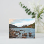 'Jordan Pond & de bubbels' Briefkaart (Staand voorkant)