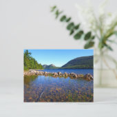 Jordan Pond I in Acadia National Park Briefkaart (Staand voorkant)