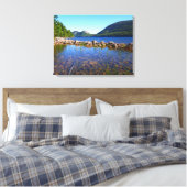 Jordan Pond I in Acadia National Park Canvas Afdruk (Insitu (Slaapkamer))
