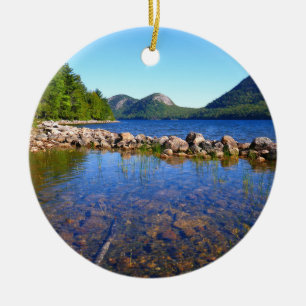 Jordan Pond I in Acadia National Park Keramisch Ornament