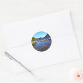 Jordan Pond I in Acadia National Park Ronde Sticker (Envelop)