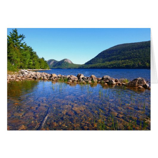 Jordan Pond I in het Acadia National Park (Voorkant Horizontaal)
