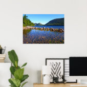 Jordan Pond I in het Acadia National Park Poster (Thuiskantoor)