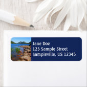 Jordan Pond II in Acadia National Park Etiket (Insitu)