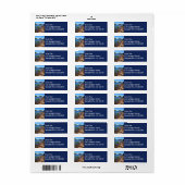 Jordan Pond II in Acadia National Park Etiket (Full Sheet)