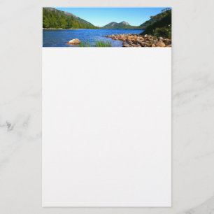 Jordan Pond II in het Acadia National Park Briefpapier