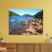Jordan Pond II in het Acadia National Park Canvas Afdruk (Insitu (Woonkamer))