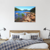 Jordan Pond II in het Acadia National Park Canvas Afdruk (Insitu (Slaapkamer))