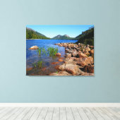 Jordan Pond II in het Acadia National Park Canvas Afdruk (Insitu (Houten vloer))