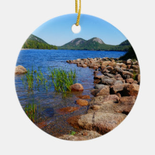 Jordan Pond II in het Acadia National Park Keramisch Ornament