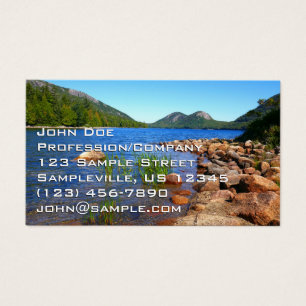Jordan Pond II in het Acadia National Park Visitekaartje