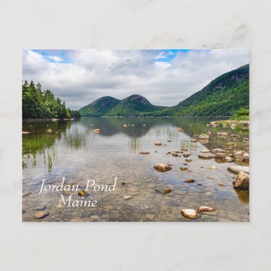 Jordan Pond in Acadia National Park in Maine Briefkaart (Voorkant)