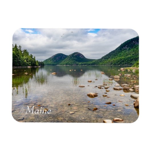 Jordan Pond in Acadia National Park in Maine Magneet (Horizontaal)