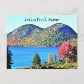 Jordan Pond Maine Briefkaart (Voorkant)