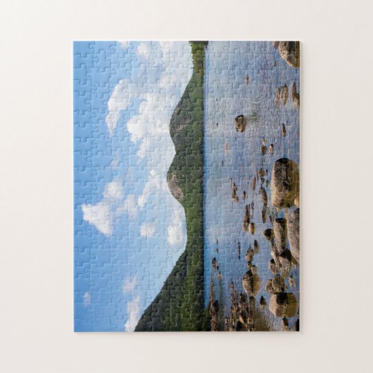 Jordan Pond Maine. Legpuzzel (Verticaal)
