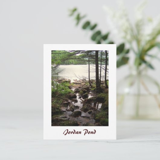 Jordan Pond Shore Trail Briefkaart (Staand voorkant)