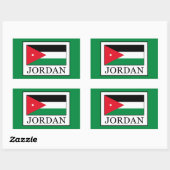 Jordan Rechthoekige Sticker (Vel)