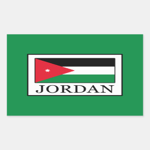 Jordan Rechthoekige Sticker