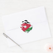 Jordan Ripped Flag Ronde Sticker (Envelop)
