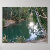 Jordan River Israel Canvas Poster (Voorkant)