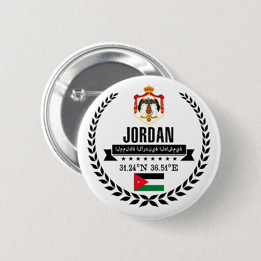Jordan Ronde Button 5,7 Cm (Voorkant /achterkant)
