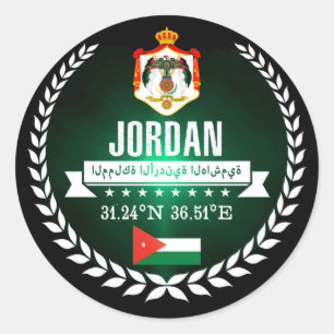 Jordan Ronde Sticker