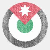 JORDAN RONDE STICKER (Voorkant)