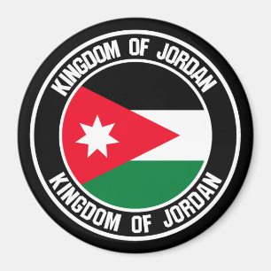 Jordan Round Emblem Magneet