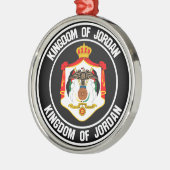 Jordan Round Emblem Metalen Ornament (Links)