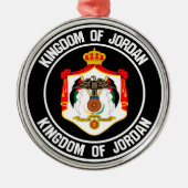Jordan Round Emblem Metalen Ornament (Voorkant)