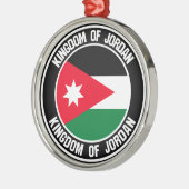 Jordan Round Emblem Metalen Ornament (Links)
