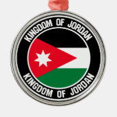 Jordan Round Emblem Metalen Ornament (Voorkant)