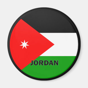 Jordan Roundel-kwaliteitsvlag Magneet