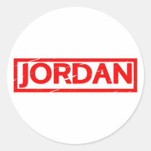 Jordan Stamp Ronde Sticker