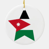 Jordan Star Keramisch Ornament (Achterkant)