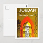  Jordan Travel Poster Briefkaart (Voorkant / Achterkant)