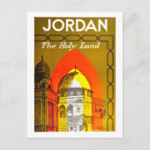  Jordan Travel Poster Briefkaart (Voorkant)
