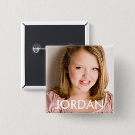 Jordan Vierkante Button 5,1 Cm (Voorkant /achterkant)