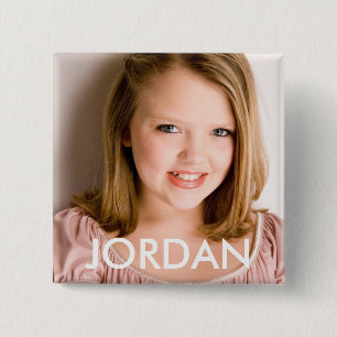 Jordan Vierkante Button 5,1 Cm