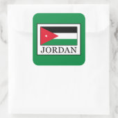 Jordan Vierkante Sticker (Tas)