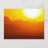 Jordan Wadi Rum Desert Briefkaart (Voorkant)