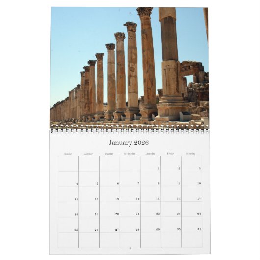 Jordanië 2025 kalender (Jan 2026)
