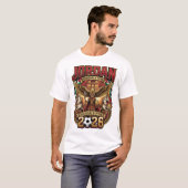 Jordanië 2026 Fan T-Shirt (Voorkant volledig)
