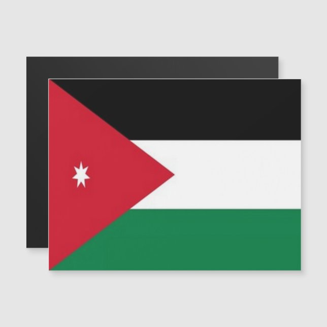 Jordanië - Azië - vlag - (Voorkant / Achterkant)